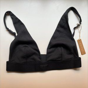 SKIMS ribbed plung bra and ribbed thong **BRAND NEW